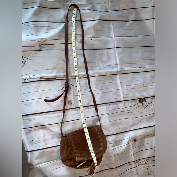 Lucky Brand Mini Saddlebag 100% Leather - Picture 15 of 16